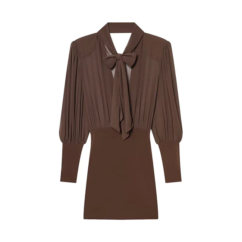 Женское короткое платье, модные платья с бантом и длинными рукавами, женские сексуальные платья с открытой спиной, женские элегантные вечерние платья
Женское короткое платье, модные платья с бантом и длинными рукавами, женские сексуальные платья с открытой спиной, женские элегантные вечерние платья