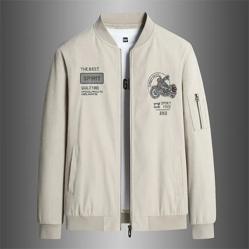 Men's Casual Baseball Jacket Spring Autumn Thin Lightweight Waterproof Varsity Jacket Full Zip Up Windbreaker
Men's Casual Baseball Jacket Spring Autumn Thin Lightweight Waterproof Varsity Jacket Full Zip Up Windbreaker