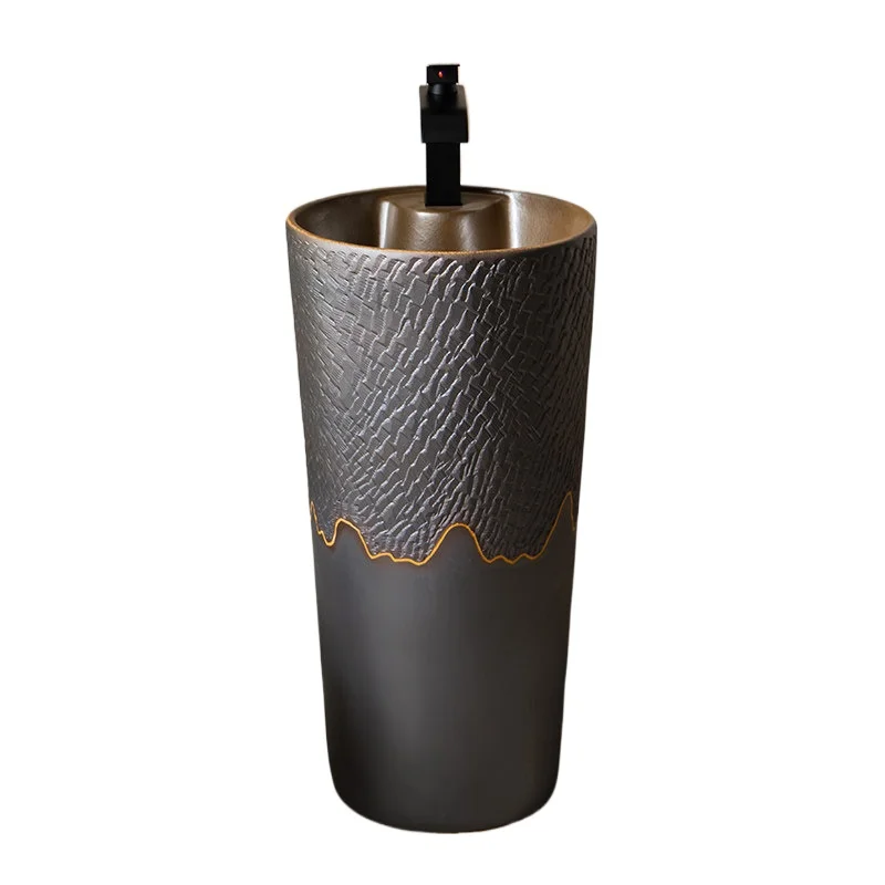 cylindrical villa small courtyard wash basin small apartment creative column washbasin
cylindrical villa small courtyard wash basin small apartment creative column washbasin