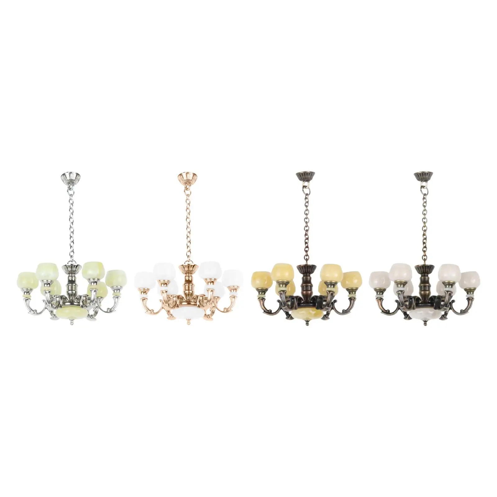 1/12 Dollhouse 6 Arm Chandelier Ornaments Home Living Room Lighting Fixtures
1/12 Dollhouse 6 Arm Chandelier Ornaments Home Living Room Lighting Fixtures