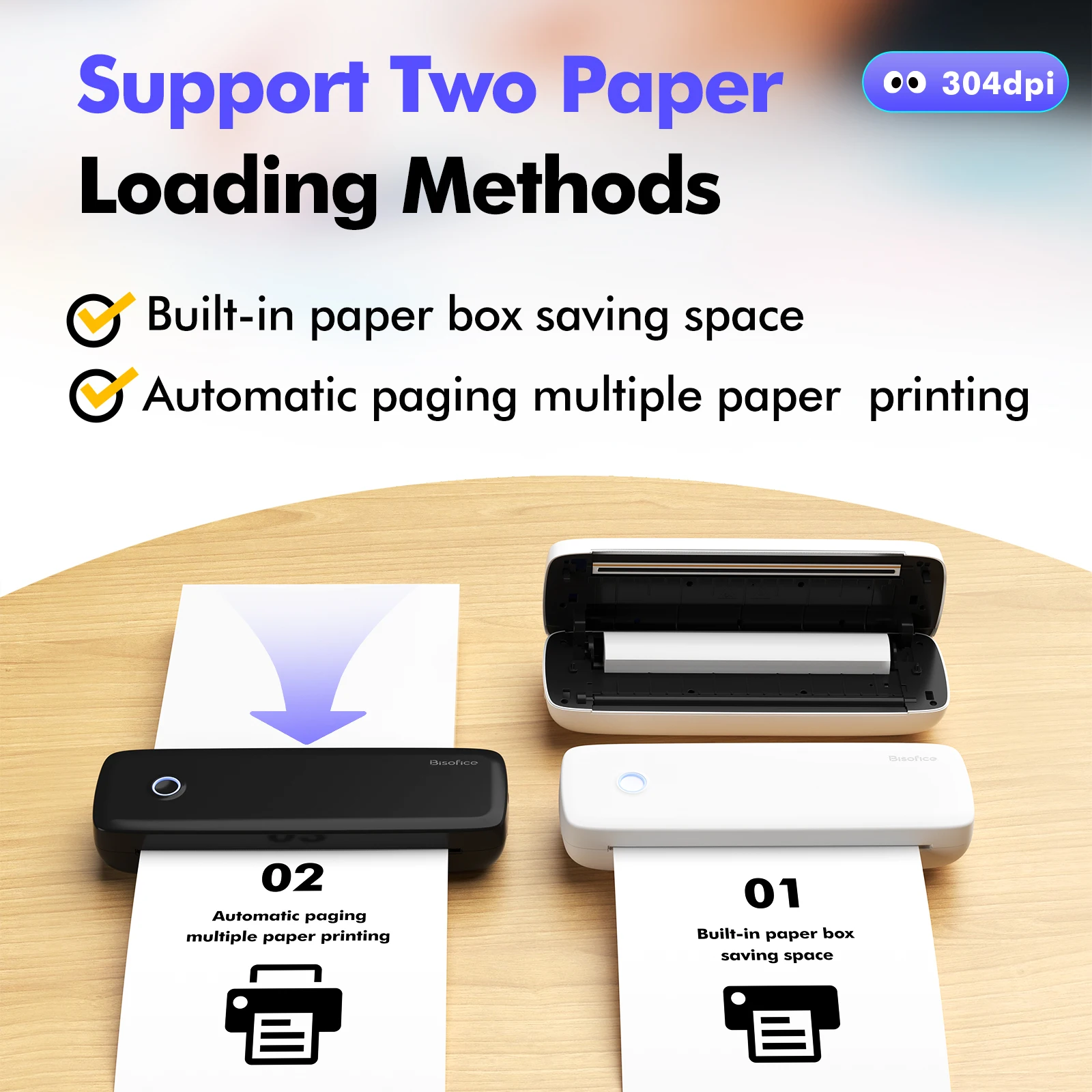 A4 Portable Thermal Transfer Printer Wireless&USB Connect with Mobile Computer 56mm/77mm/107mm/210mm/216mm(2in/3in/4in/8in/8
A4 Portable Thermal Transfer Printer Wireless&USB Connect with Mobile Computer 56mm/77mm/107mm/210mm/216mm(2in/3in/4in/8in/8