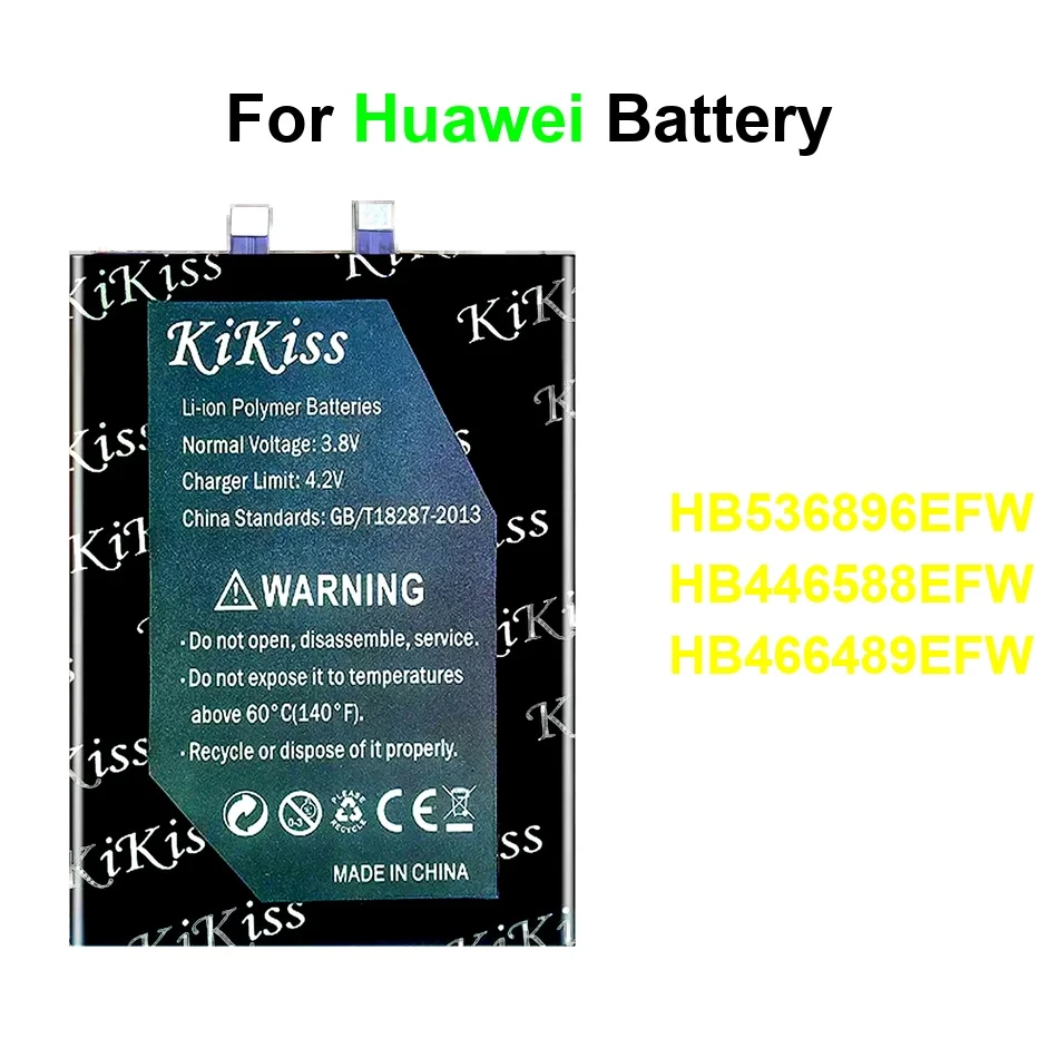 Mobile Phone Battery Stable HB446588EFW HB466489EFW HB536896EFW 5300-6600Mah For Huawei Nova Honor 7T Play X20 SE 4G 5G
Mobile Phone Battery Stable HB446588EFW HB466489EFW HB536896EFW 5300-6600Mah For Huawei Nova Honor 7T Play X20 SE 4G 5G