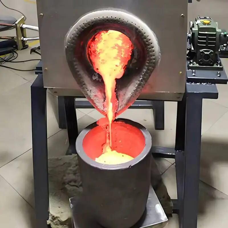 Smelting Metal To Molten Status Casting Equipment Component Small Capacity Medium Frequency Induction Furnace With
Smelting Metal To Molten Status Casting Equipment Component Small Capacity Medium Frequency Induction Furnace With