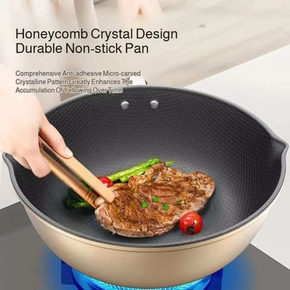 Honeycomb Pattern Non-Stick Frying Pan Scratch-Resistant Coating Non-Stick Surface Nonstick Wok Multi-Functional Fry Pan
Honeycomb Pattern Non-Stick Frying Pan Scratch-Resistant Coating Non-Stick Surface Nonstick Wok Multi-Functional Fry Pan