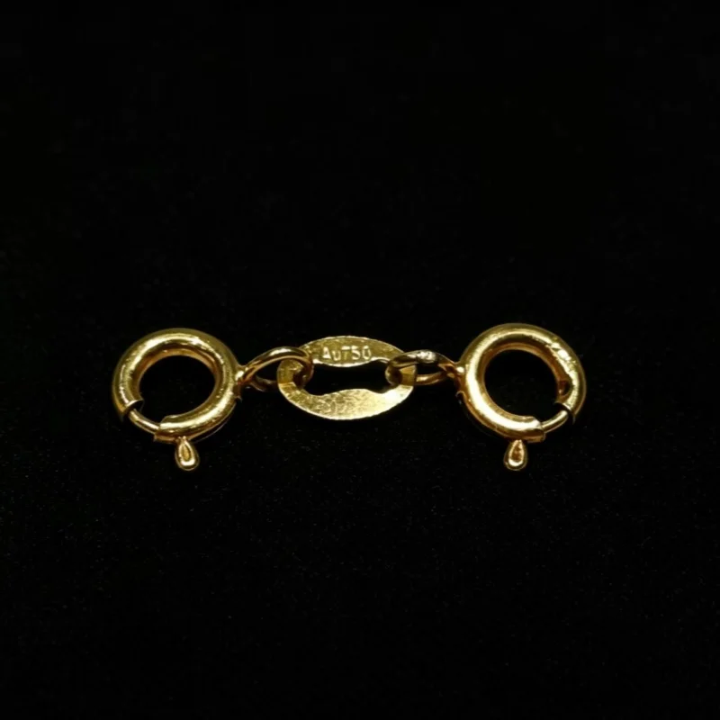 18k Gold Spring Clasp Au750 Fine Jewelry DIY Accessories Findings Necklace Bracelets Chains Jump Ring Connector Lock diy00019
18k Gold Spring Clasp Au750 Fine Jewelry DIY Accessories Findings Necklace Bracelets Chains Jump Ring Connector Lock diy00019