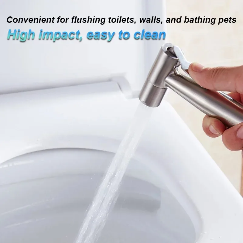 Baokemo Stainless Steel Portable Bathroom Outdoor Cleaning Booster Flushing Device Bathroom Seat Toilet Spray Gun
Baokemo Stainless Steel Portable Bathroom Outdoor Cleaning Booster Flushing Device Bathroom Seat Toilet Spray Gun