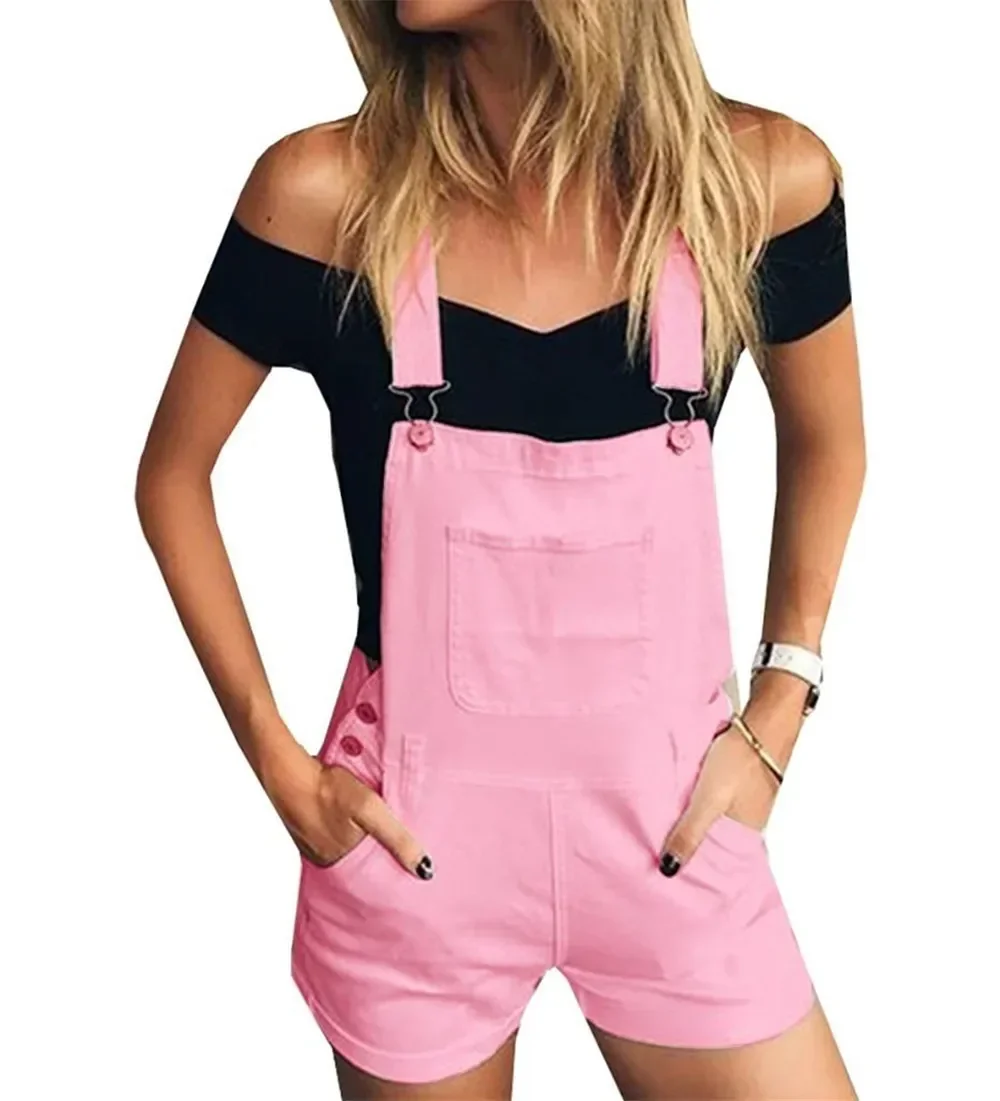 2026 Summer Rompers One Piece Overalls Jumpsuits New Women Jeans Square Collar Shorts Loose Casual Summer Pockets Knee Length
2026 Summer Rompers One Piece Overalls Jumpsuits New Women Jeans Square Collar Shorts Loose Casual Summer Pockets Knee Length