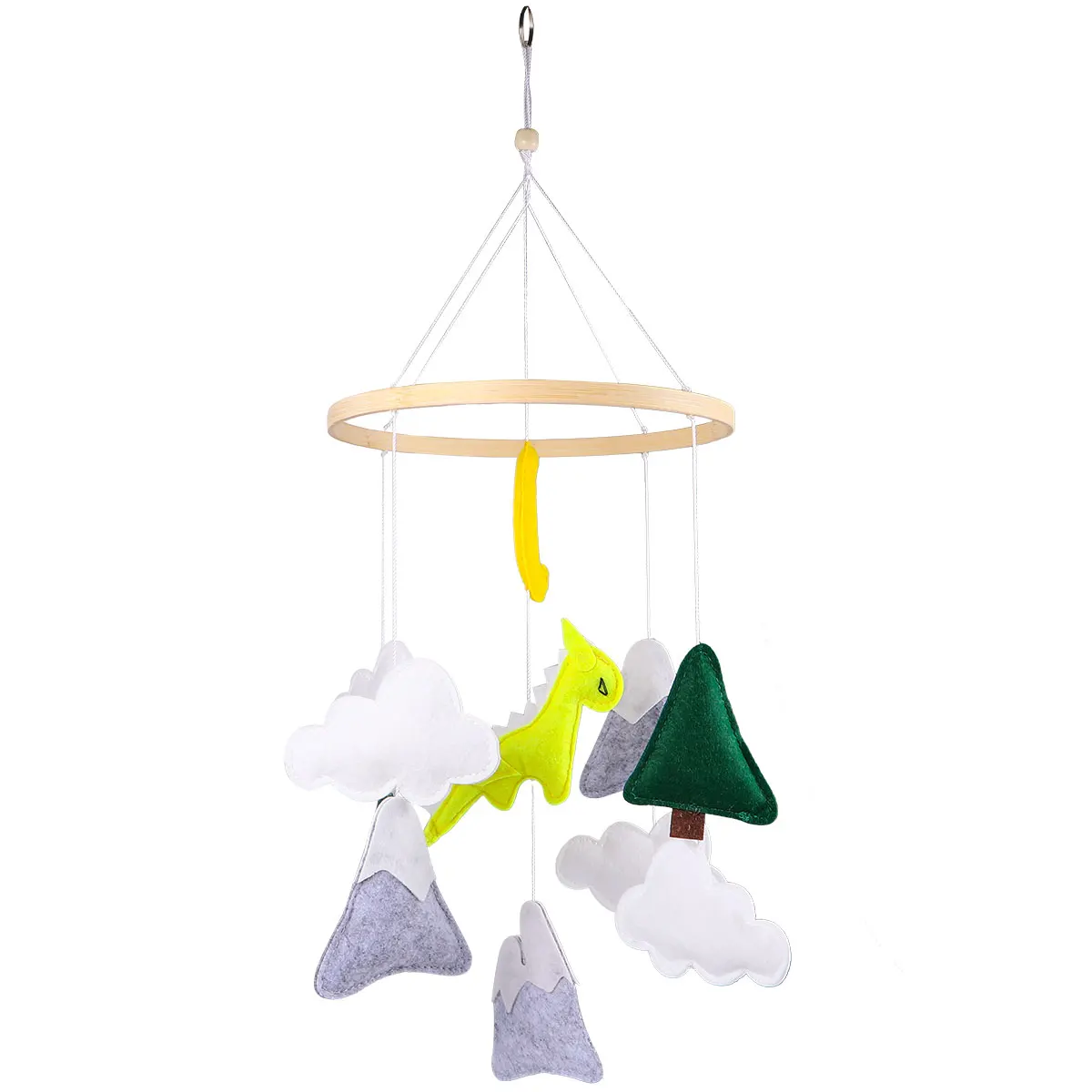 Cartoon Baby Bedside Ring Bell Felt Cloth Hanging Rattles Dinosaur Wind Chimes Educational Toy Newborn Gifts Practical Supplies
Cartoon Baby Bedside Ring Bell Felt Cloth Hanging Rattles Dinosaur Wind Chimes Educational Toy Newborn Gifts Practical Supplies