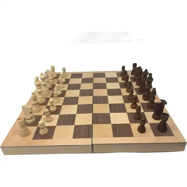 Количество интеллекта Juegos Clásicos с инкрустациями Ajedrez de Madera con Rey de 3"
Количество интеллекта Juegos Clásicos с инкрустациями Ajedrez de Madera con Rey de 3"