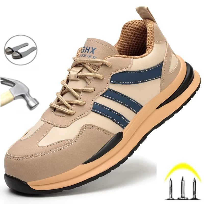 New Fashion 2025 Men Safety Shoes Sneakers Working Footwear Steel Toe Anti Smashing Construction Boots Industrial Area Shoes
New Fashion 2025 Men Safety Shoes Sneakers Working Footwear Steel Toe Anti Smashing Construction Boots Industrial Area Shoes