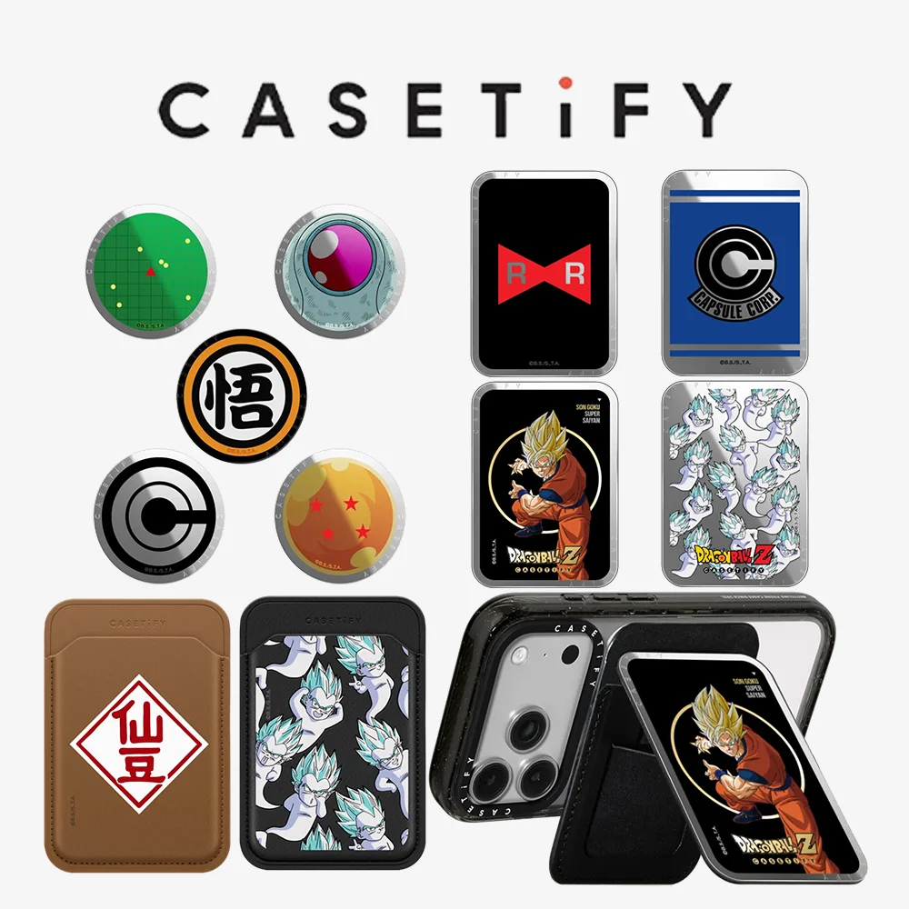 CASETiFY Dragon Ball Z Cartoon Series Magnetic Phone Holder Card Pack for iPhone17 16 15 14 13 12 11 for Samsung S25 S26 A57 A36
CASETiFY Dragon Ball Z Cartoon Series Magnetic Phone Holder Card Pack for iPhone17 16 15 14 13 12 11 for Samsung S25 S26 A57 A36