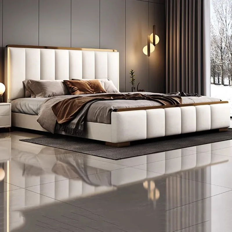 Sleeping Bedroom Massage Bed Floor Queen Double Luxury Modern Bed Floor Wooden Safe Letto Matrimoniale Lounge Suite Furniture
Sleeping Bedroom Massage Bed Floor Queen Double Luxury Modern Bed Floor Wooden Safe Letto Matrimoniale Lounge Suite Furniture