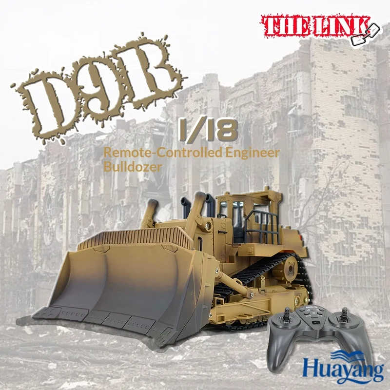 THE LINK Remote Control Military Bulldozer 1:18 Scale D9R Desert Yellow Multi Functional Engineering Vehicle Toy Model For Kids
THE LINK Remote Control Military Bulldozer 1:18 Scale D9R Desert Yellow Multi Functional Engineering Vehicle Toy Model For Kids