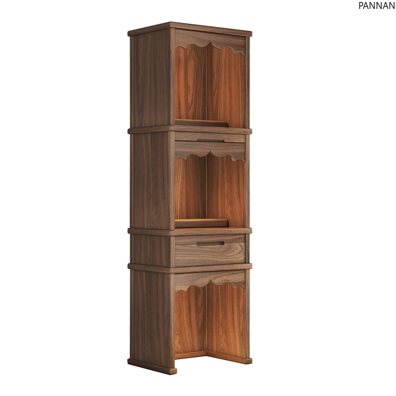 New Chinese shrine cabinet black walnut solid wood simple god of wealth Guanyin land public shrine
New Chinese shrine cabinet black walnut solid wood simple god of wealth Guanyin land public shrine