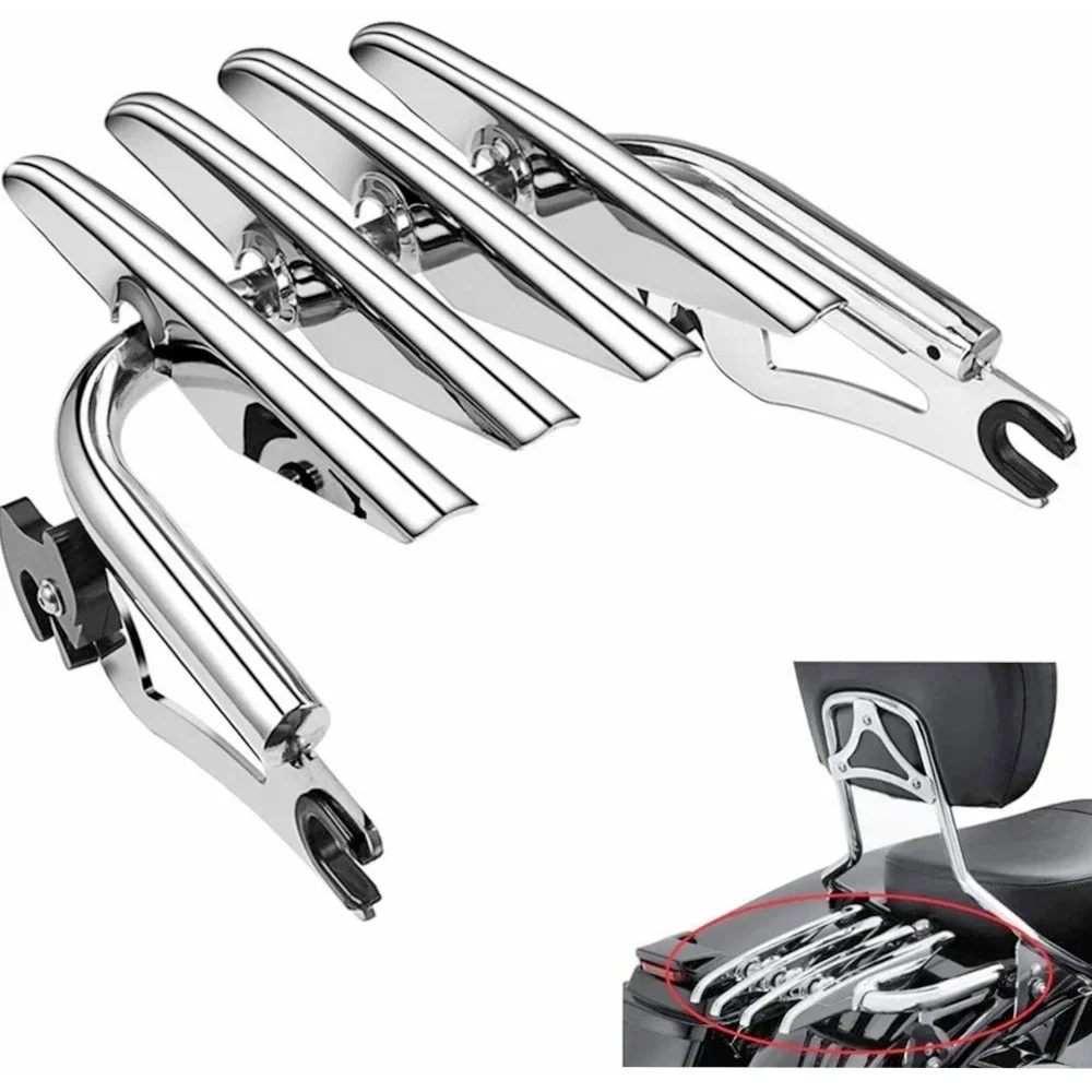 Mounting Luggage Rack Compatible for Harley Touring Street Glide Road King Electra Glide 2009-2021 Chrome Detachable Stealth
Mounting Luggage Rack Compatible for Harley Touring Street Glide Road King Electra Glide 2009-2021 Chrome Detachable Stealth