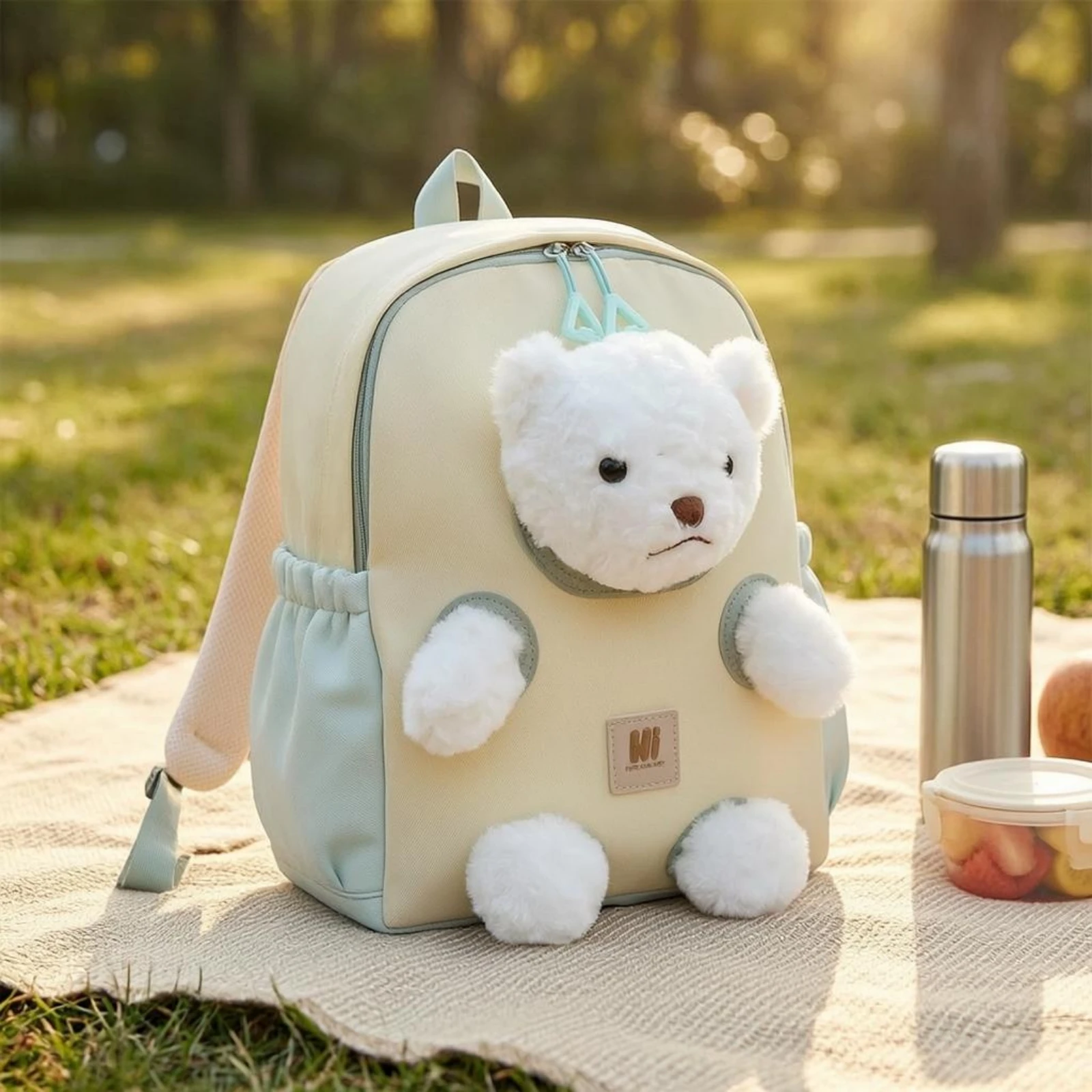 Soft Bear Backpack Padded Straps Bear Backpack Children's Bag Side Pockets Personal Storage Top Handle
Soft Bear Backpack Padded Straps Bear Backpack Children's Bag Side Pockets Personal Storage Top Handle