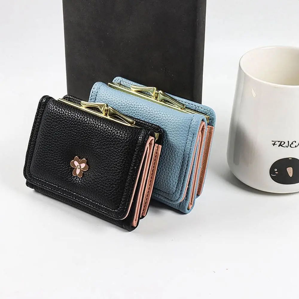 3 Folds Credit Card Holder PU Leather Zipper Money Clip Short Multiple Card Slots Folding Short Wallets for Girls Students Gift
3 Folds Credit Card Holder PU Leather Zipper Money Clip Short Multiple Card Slots Folding Short Wallets for Girls Students Gift