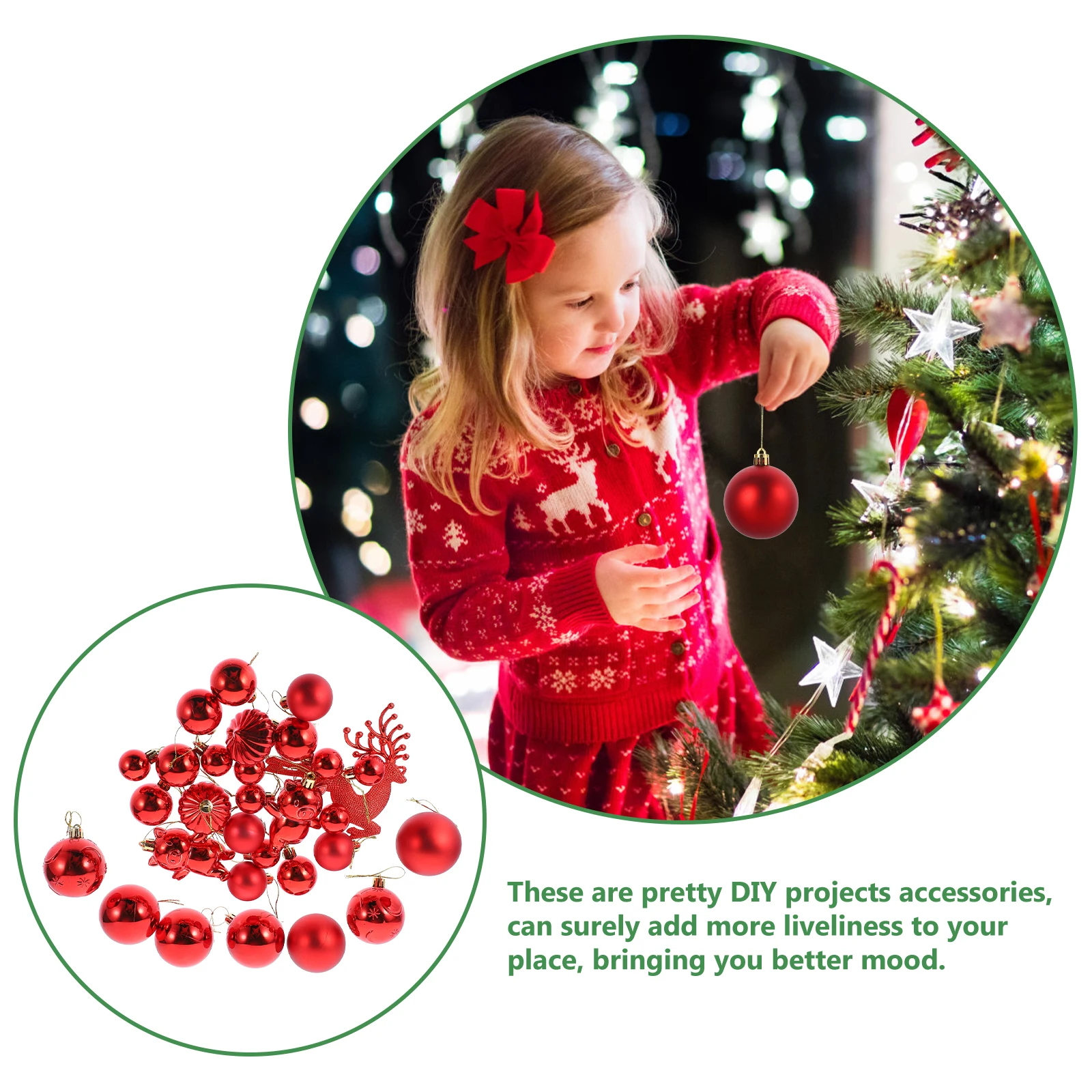 30pcs Bright Balls Christmas Tree Christmas Hanging Ball Ornaments Decorations Red Hanging Ornaments Party DIY Accessories
30pcs Bright Balls Christmas Tree Christmas Hanging Ball Ornaments Decorations Red Hanging Ornaments Party DIY Accessories