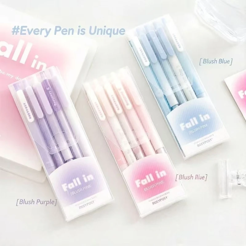 Kawai Gradual Change Blush Pen Set Girl Heart Press Fountain Brush Question Neutral Cute Stationery Office Accessories Supplies
Kawai Gradual Change Blush Pen Set Girl Heart Press Fountain Brush Question Neutral Cute Stationery Office Accessories Supplies