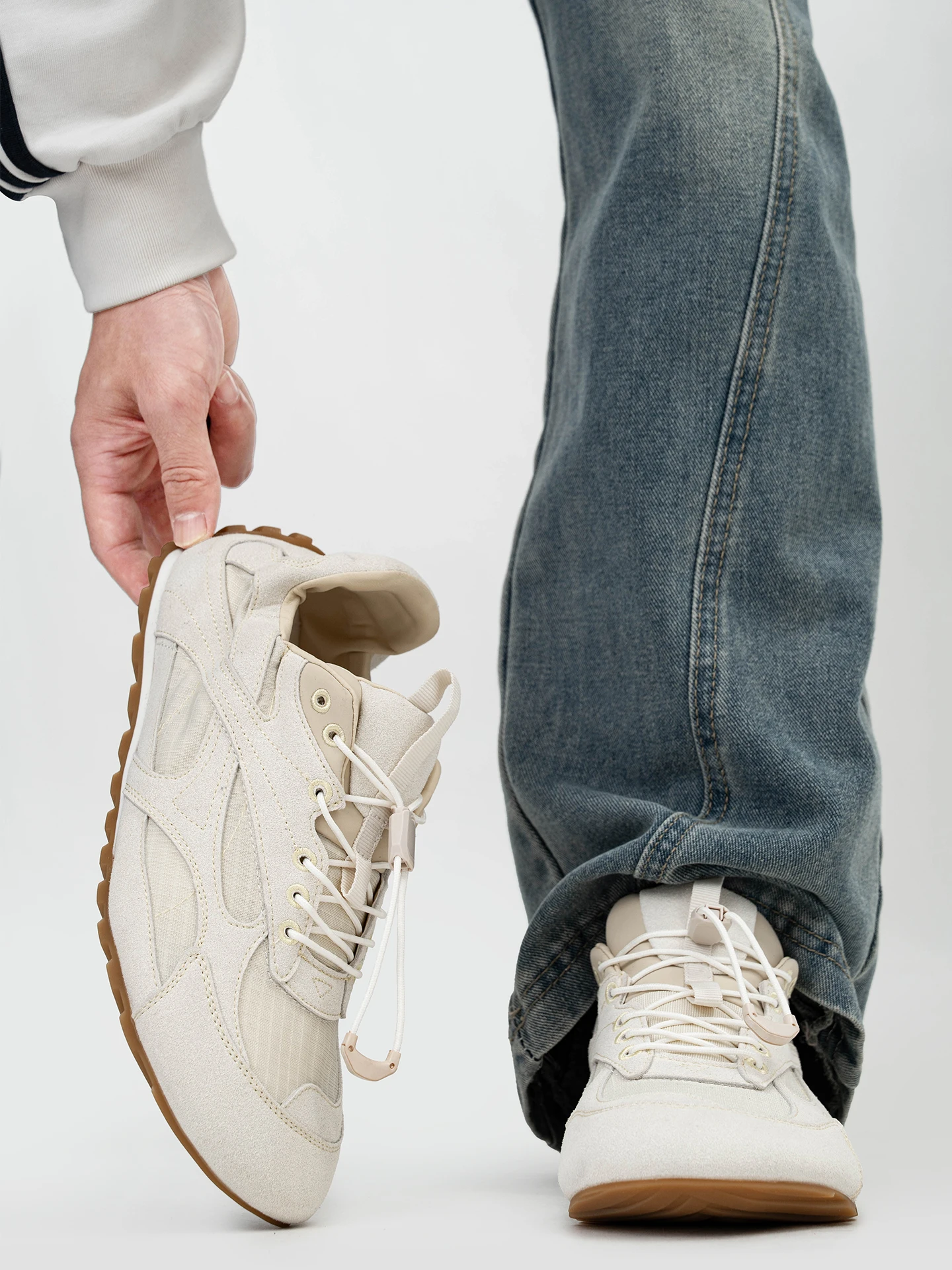 Men's Outdoor Breathable Thin Sole Ballet Shoes Summer Casual Sports Retro Style round Toe Flat Heel Rubber Outsole Wave Pattern
Men's Outdoor Breathable Thin Sole Ballet Shoes Summer Casual Sports Retro Style round Toe Flat Heel Rubber Outsole Wave Pattern