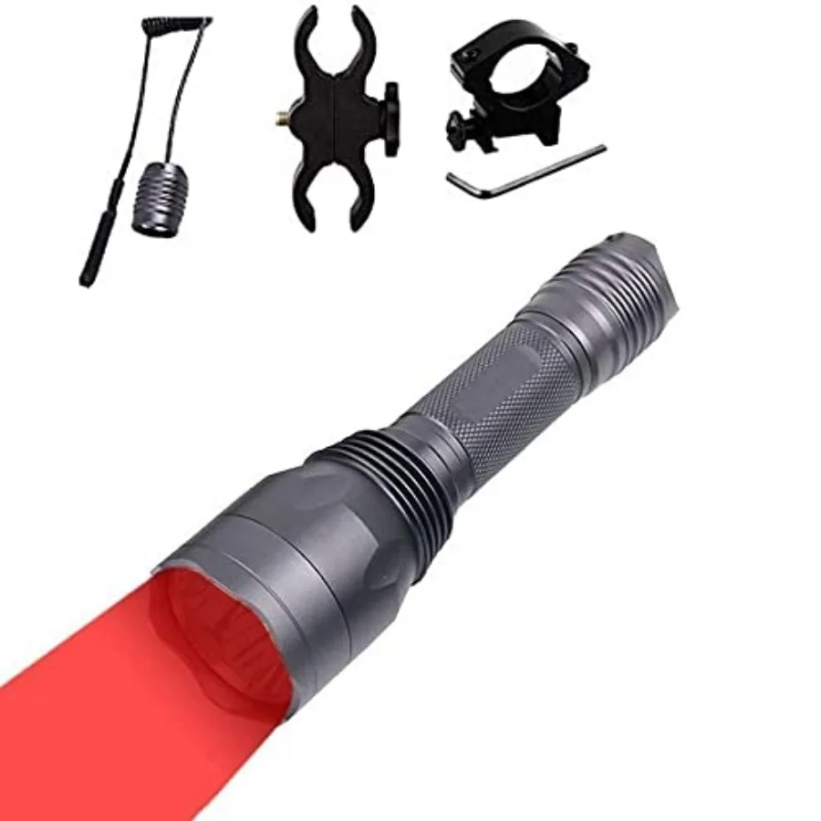 Тактический фонарь Predator Light 350 Yards с красным LED-светом для ночной охоты на койотов, грызунов и диких кабанов, с датчиком давления
Тактический фонарь Predator Light 350 Yards с красным LED-светом для ночной охоты на койотов, грызунов и диких кабанов, с датчиком давления