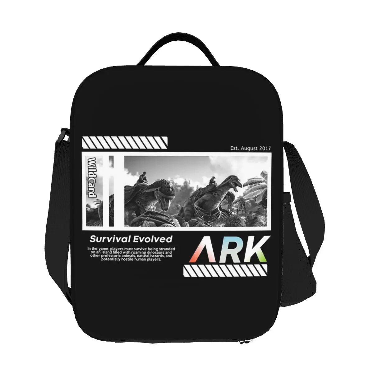 ARK Survival Evolved, простой дизайн, изолированные сумки для обеда, ланч-боксы, холодильник, термосумки для еды для пикника для женщин и детей, работа
ARK Survival Evolved, простой дизайн, изолированные сумки для обеда, ланч-боксы, холодильник, термосумки для еды для пикника для женщин и детей, работа