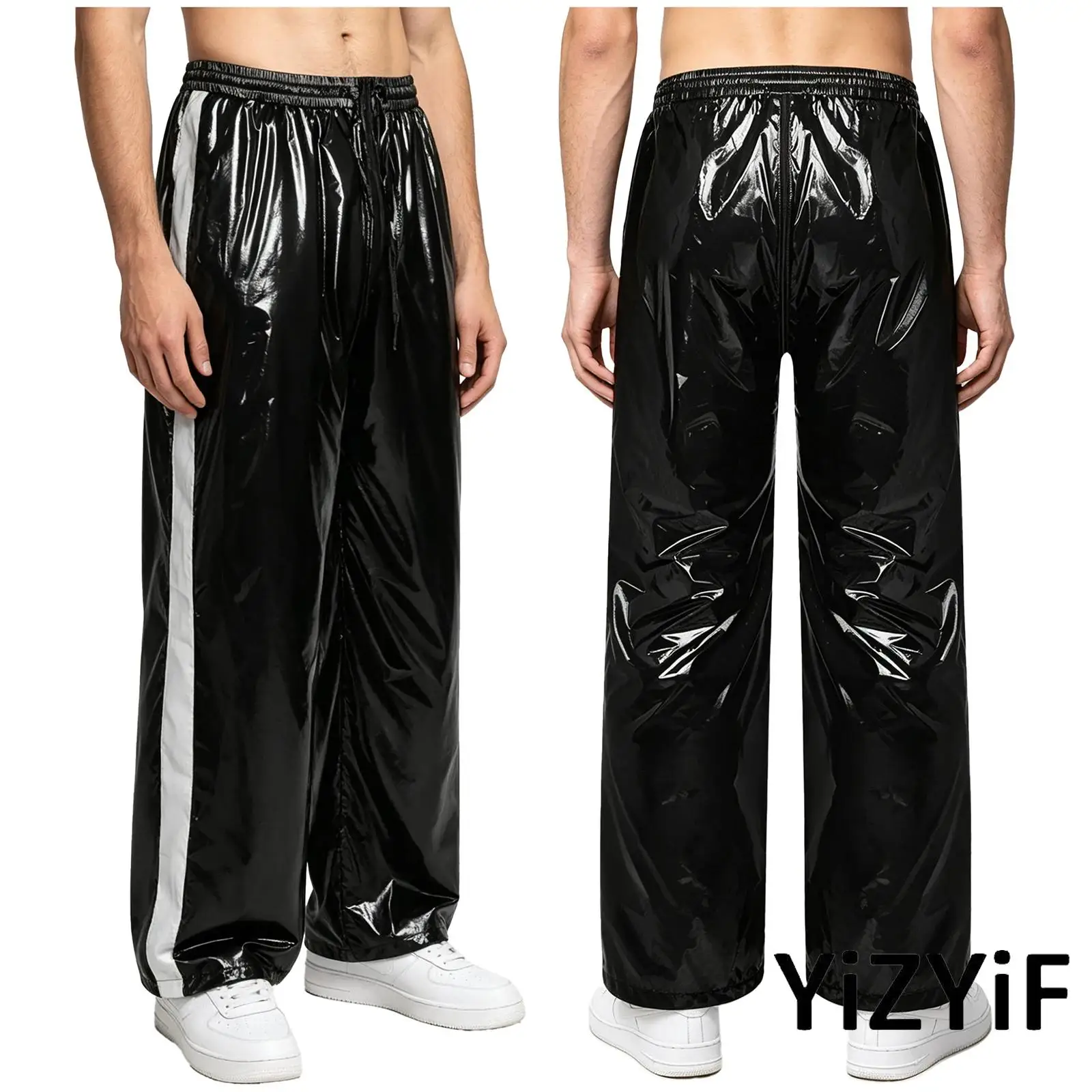 Mens Athletic Pants Waterproof Clothing Elastic Waistband Zipper Crotch Reflective Stripe Straight Leg Sweat Trousers
Mens Athletic Pants Waterproof Clothing Elastic Waistband Zipper Crotch Reflective Stripe Straight Leg Sweat Trousers