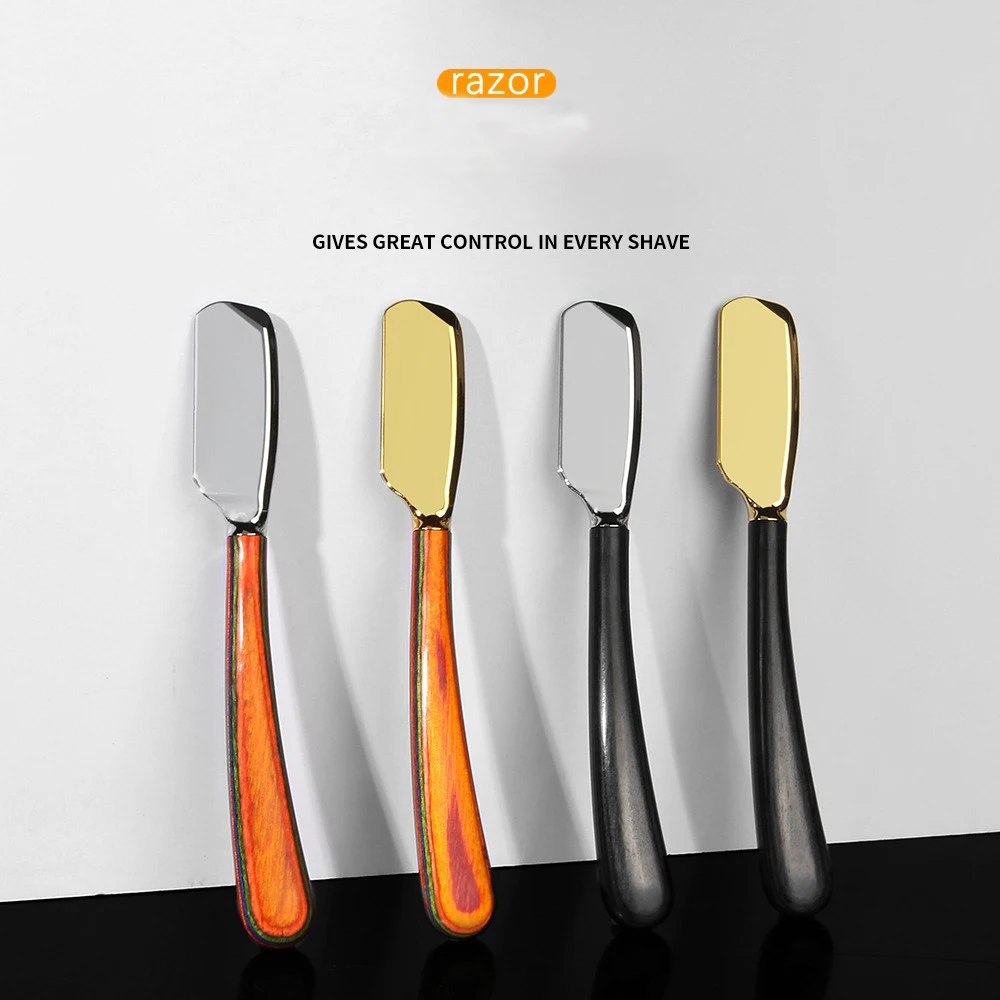 4Color Straight Edge Barber Razor Stable Haircut Beard Eyebrow Wood Shaving Tool Manual Depilation Razor Hairdresser Trimming
4Color Straight Edge Barber Razor Stable Haircut Beard Eyebrow Wood Shaving Tool Manual Depilation Razor Hairdresser Trimming