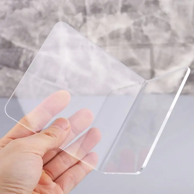 2Pcs Clear Acrylic Bookends L-shaped Desk Desktop Book Holder School S P9JD
2Pcs Clear Acrylic Bookends L-shaped Desk Desktop Book Holder School S P9JD