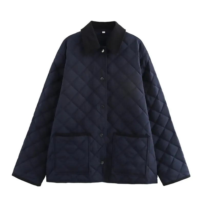 Spring 2025 Women's Long Sve Collar Jaet Cotton Blend Color Blo Contrast Design Versatile Loose Fit Outerwear
Spring 2025 Women's Long Sve Collar Jaet Cotton Blend Color Blo Contrast Design Versatile Loose Fit Outerwear