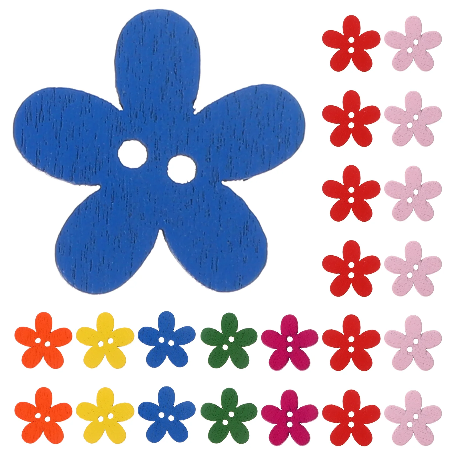 100 Pcs Flower Buttons Colorful Wooden Plum Embellishments 2 Hole Sewing Scrapbooking Craft Projects Gifts
100 Pcs Flower Buttons Colorful Wooden Plum Embellishments 2 Hole Sewing Scrapbooking Craft Projects Gifts