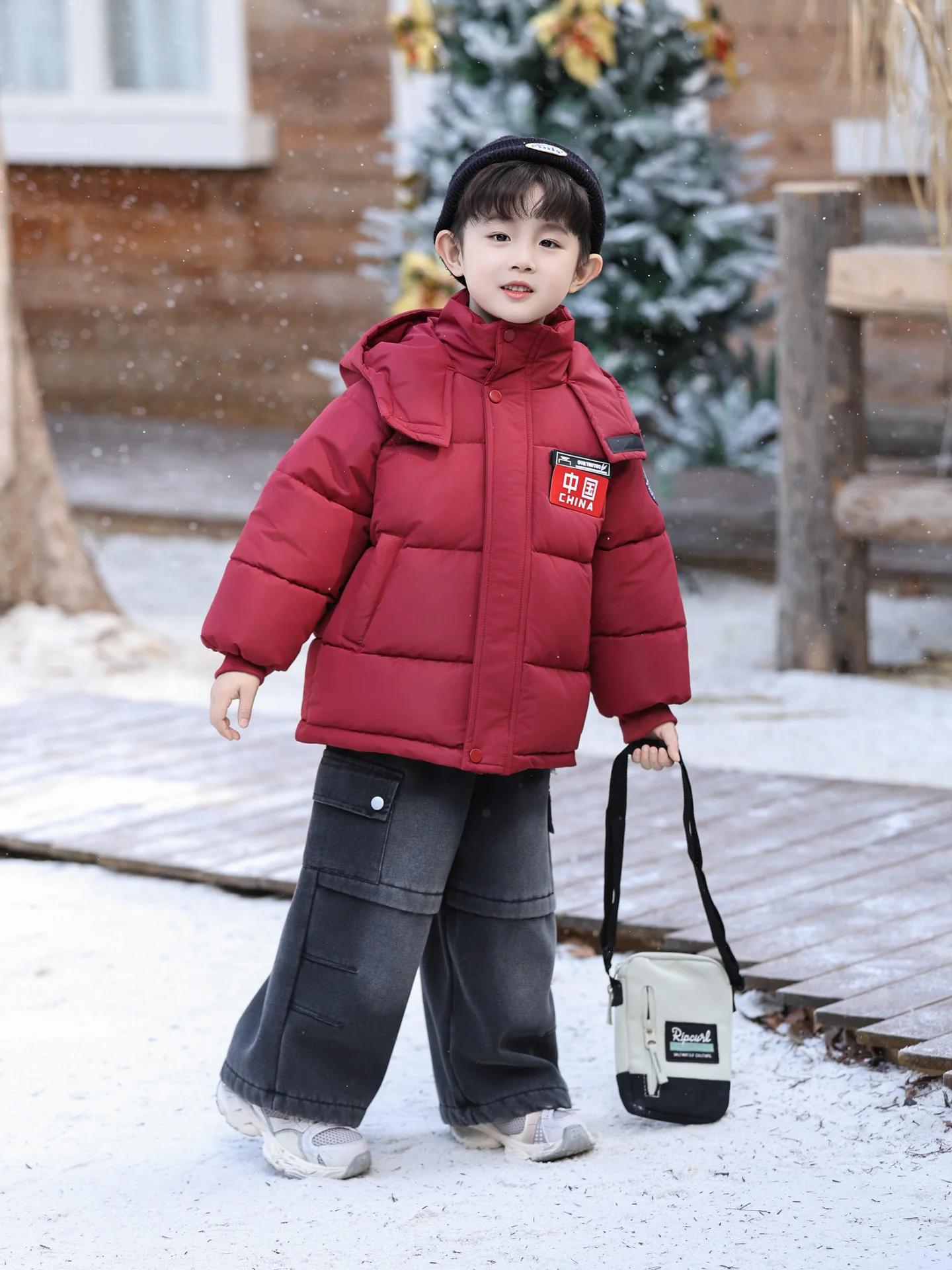 Thiened Fce Autumn Winter Jaet for Boys Baby Cotton Coat Hooded Warmth Youth Trendy Long Sve Zipper Closure Plaid P...
Thiened Fce Autumn Winter Jaet for Boys Baby Cotton Coat Hooded Warmth Youth Trendy Long Sve Zipper Closure Plaid P...