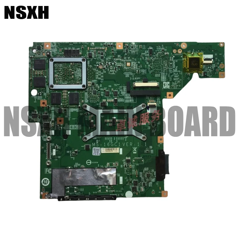 MS-16GC1 GE60 VER: 1,1 Материнская плата ноутбука DDR3 Материнская плата
MS-16GC1 GE60 VER: 1,1 Материнская плата ноутбука DDR3 Материнская плата