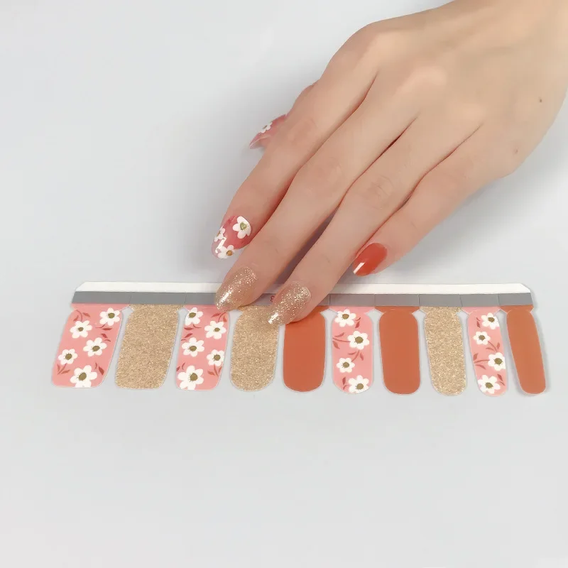 DIY Baking-free Nail Stickers Long-Lasting Solid Color Fresh Flowers Christmas Autumn Nail Strips Patch Slider Full Cover Decal
DIY Baking-free Nail Stickers Long-Lasting Solid Color Fresh Flowers Christmas Autumn Nail Strips Patch Slider Full Cover Decal