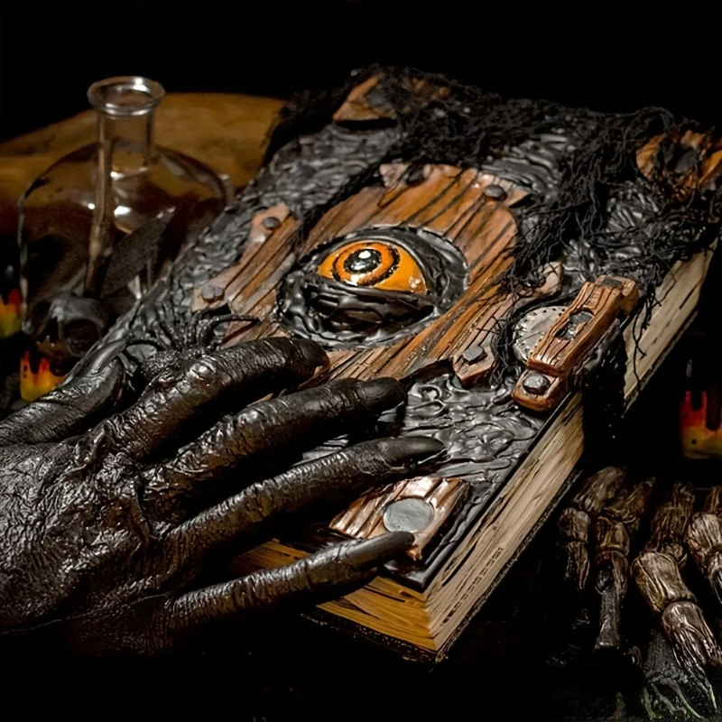 New Halloween Curse Devil's Eye Horror Book Atmosphere Decoration Home Crafts Ornaments
New Halloween Curse Devil's Eye Horror Book Atmosphere Decoration Home Crafts Ornaments