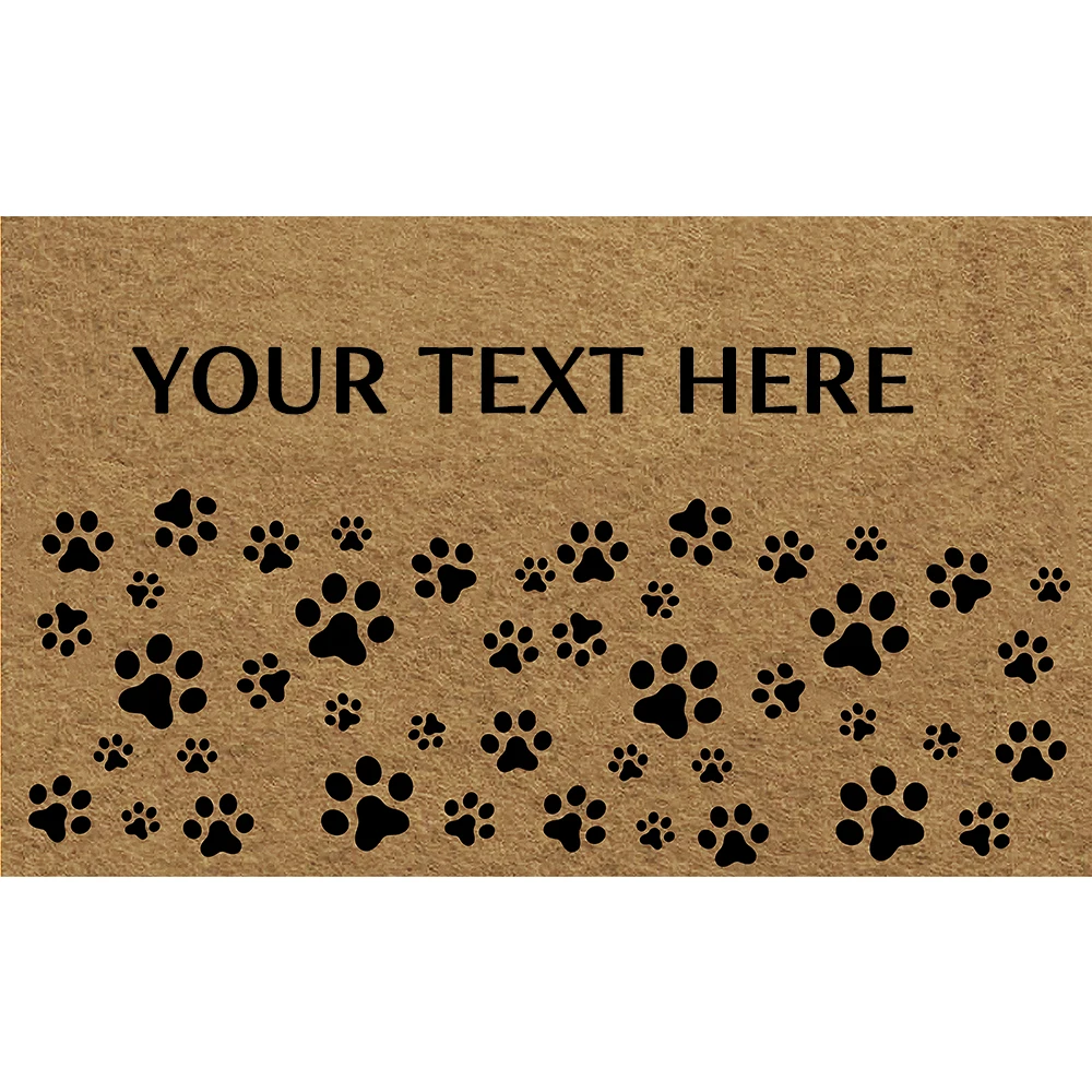 Decorative Monogram Doormat Pet Paws, Non slip Rubber Door Mat Custom Family Name,Outdoor Entrance Floor Mat,Indoor Rugs Cat Dog
Decorative Monogram Doormat Pet Paws, Non slip Rubber Door Mat Custom Family Name,Outdoor Entrance Floor Mat,Indoor Rugs Cat Dog