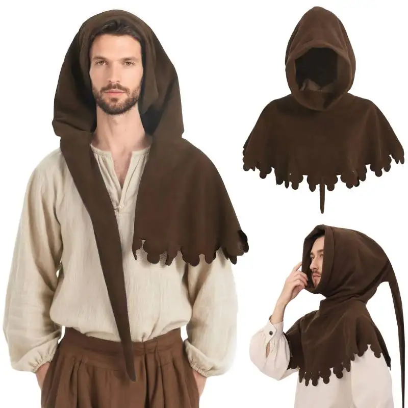 DAZCOS Medieval Chaperone Hat with Rim for Men15th Century Historical Chaperon with Padded Roll Renaissance Cowl for Halloween
DAZCOS Medieval Chaperone Hat with Rim for Men15th Century Historical Chaperon with Padded Roll Renaissance Cowl for Halloween