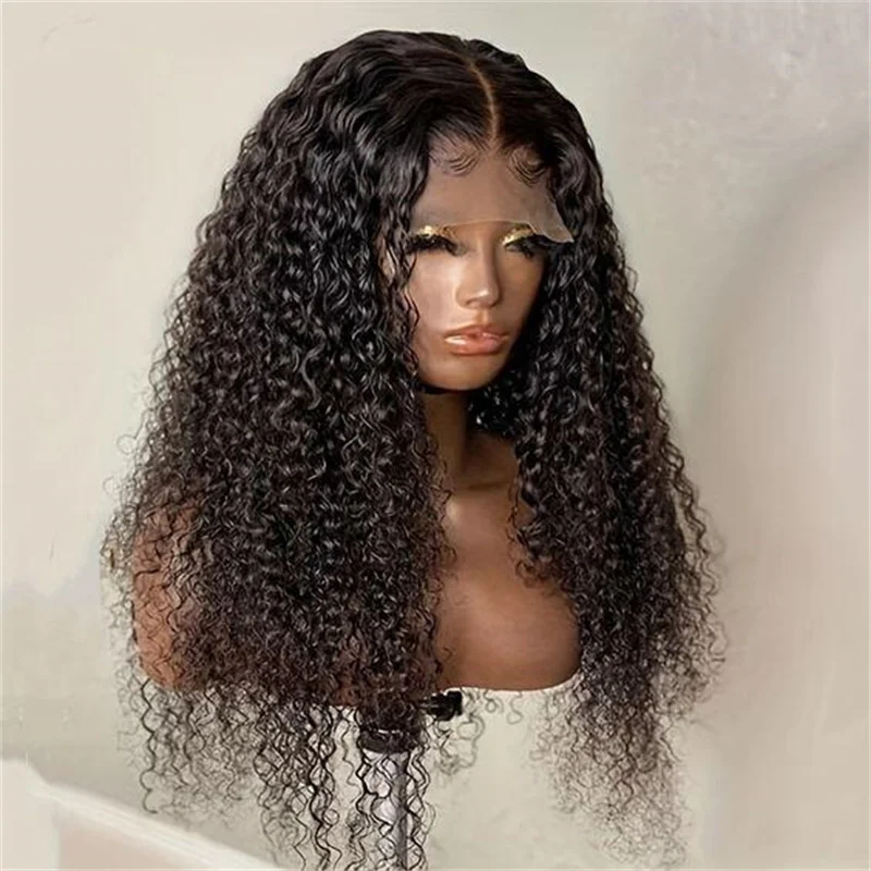 Natural Black Kinky Curly Lace Front Wig 26Inch Soft Long For Women With Baby Hair Synthetic Glueless Preplucked Daily
Natural Black Kinky Curly Lace Front Wig 26Inch Soft Long For Women With Baby Hair Synthetic Glueless Preplucked Daily