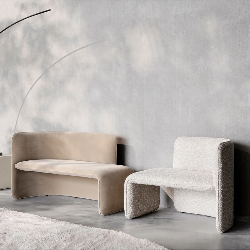 Art fabric small sofa simple modern villa model room single leisure chair
Art fabric small sofa simple modern villa model room single leisure chair