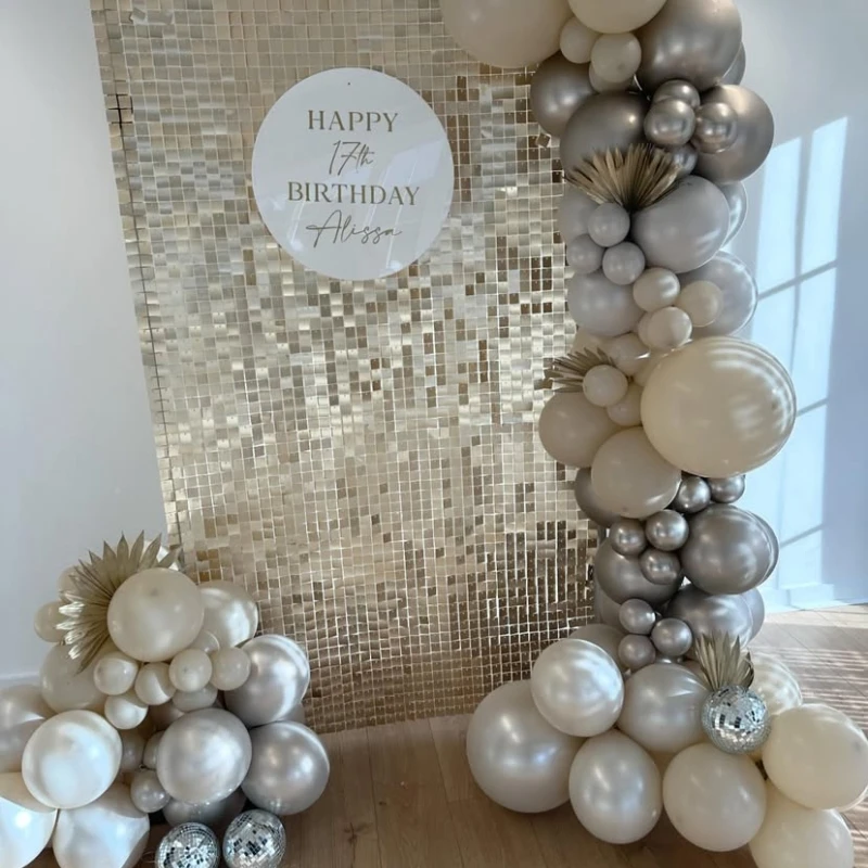 18 Panels Shimmer Wall Backdrop Panels for Wedding Anniversary Valentine's Day Engagement Decoration Birthday Party Home Decor
18 Panels Shimmer Wall Backdrop Panels for Wedding Anniversary Valentine's Day Engagement Decoration Birthday Party Home Decor