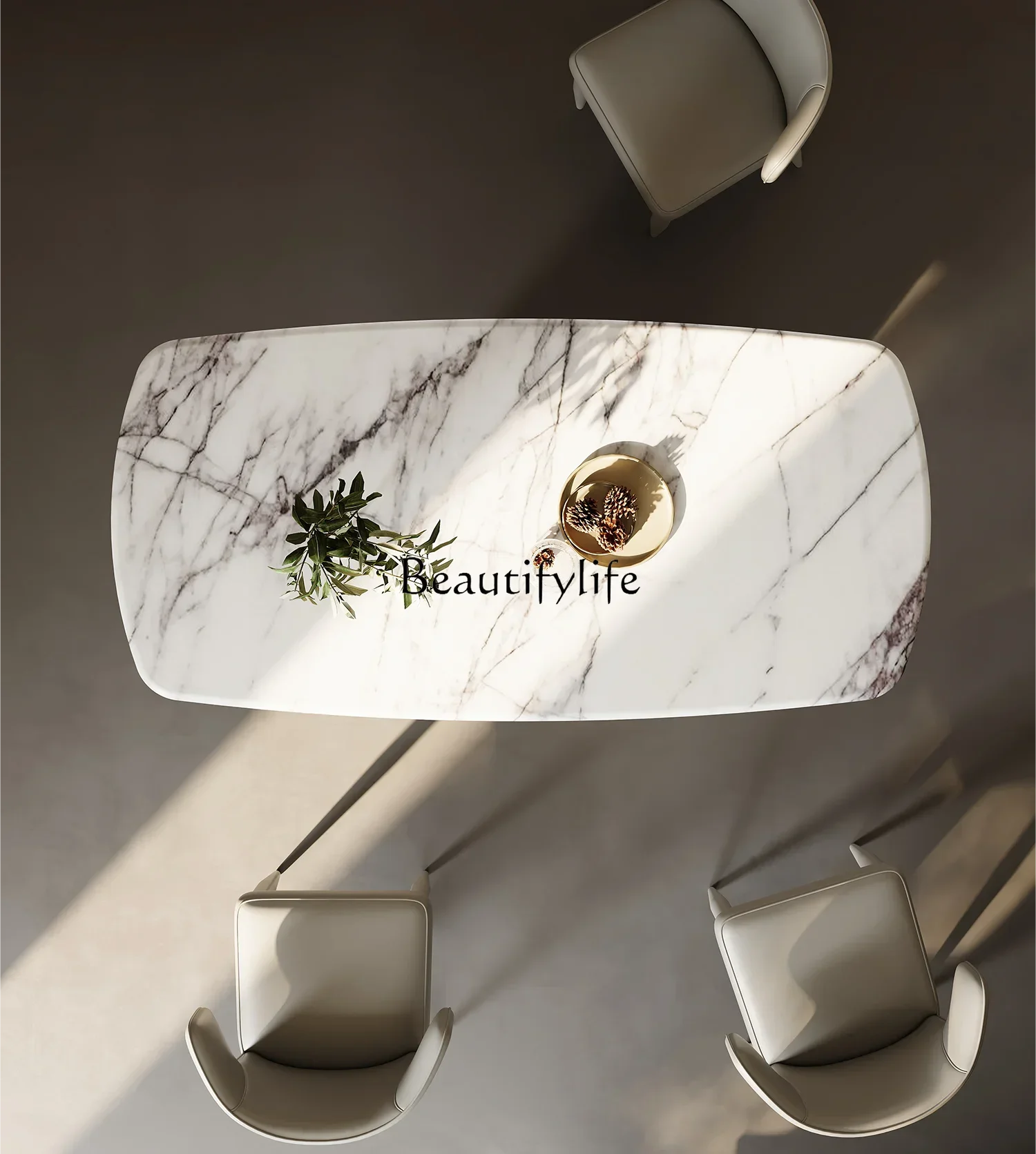 lMarble Dining-Table Italian Minimalist High-End Small Apartment Dining Table Modern Simple and Light Luxury 
lMarble Dining-Table Italian Minimalist High-End Small Apartment Dining Table Modern Simple and Light Luxury