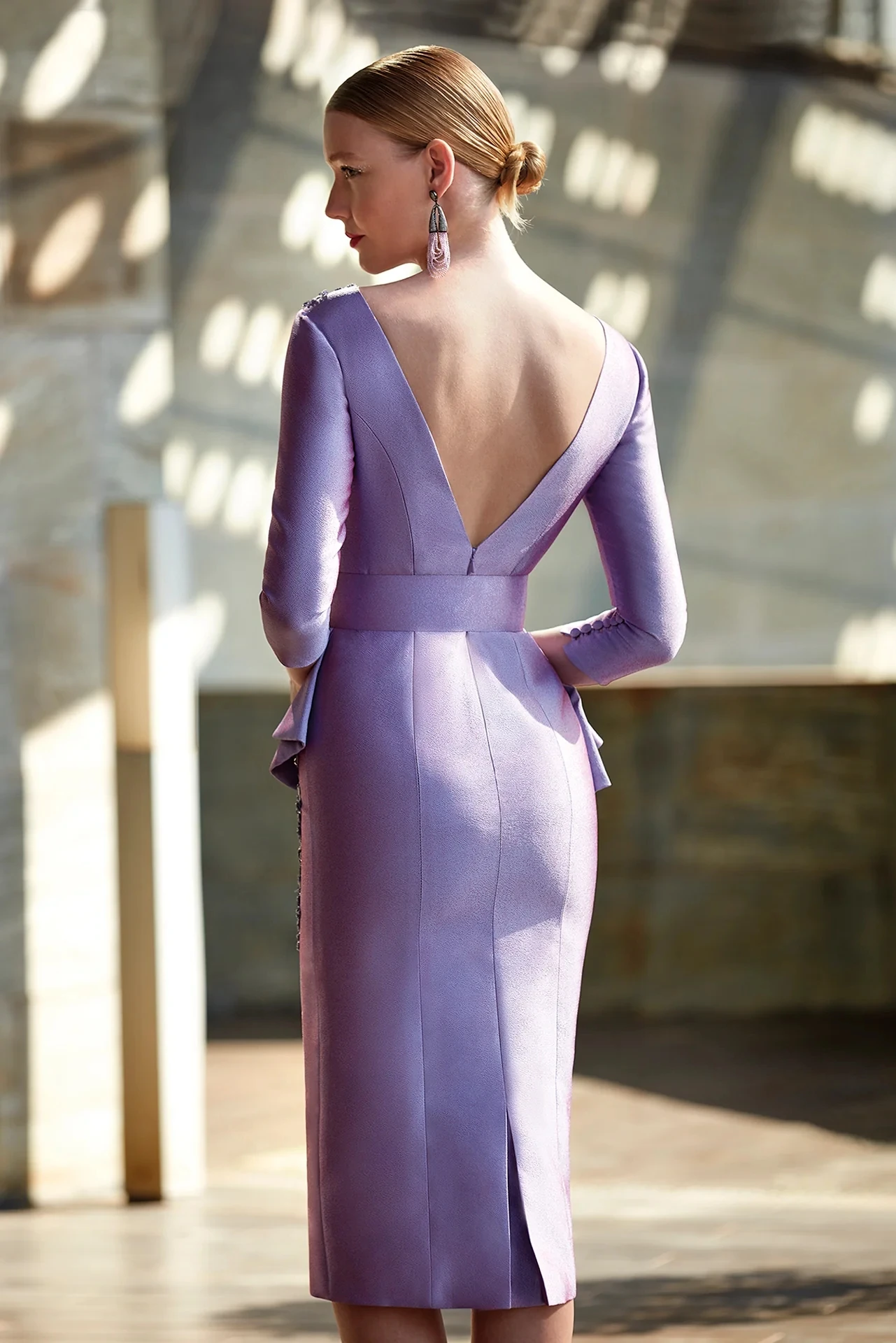Customized Lilac Party Dresse Women's Boat Neck Full Sleeve with Sash Adjustable Prom Dresses Straight Knee Length Evening Dress
Customized Lilac Party Dresse Women's Boat Neck Full Sleeve with Sash Adjustable Prom Dresses Straight Knee Length Evening Dress