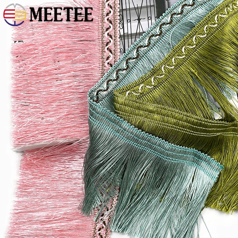 3/5M 13cm Colored Fringe Tassels Curtain Clothes Dance Dress Lace Trim Sofa Textile Decorative Tassel Fringes Sewing Accessories
3/5M 13cm Colored Fringe Tassels Curtain Clothes Dance Dress Lace Trim Sofa Textile Decorative Tassel Fringes Sewing Accessories