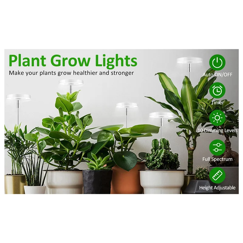 ABRU-2X Grow Light, Spectrum LED Plant Light For Indoor Plants,Height Adjustable Grow Light For Flowers & Bonsai Plant Growth
ABRU-2X Grow Light, Spectrum LED Plant Light For Indoor Plants,Height Adjustable Grow Light For Flowers & Bonsai Plant Growth