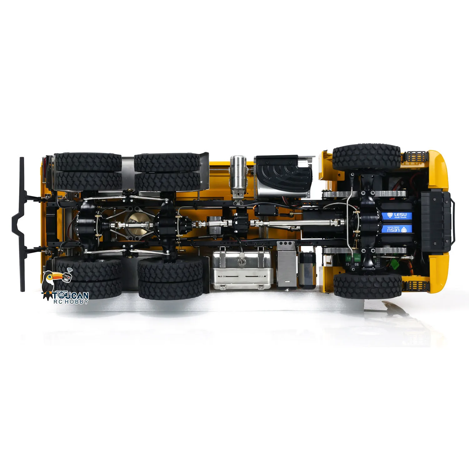 RTR LESU RC Hydraulic Dump Truck 6x6 Metal Chassis 1/14 Scale Radio Control 3-way 3-speed Tipper Car Model Light Sound System
RTR LESU RC Hydraulic Dump Truck 6x6 Metal Chassis 1/14 Scale Radio Control 3-way 3-speed Tipper Car Model Light Sound System