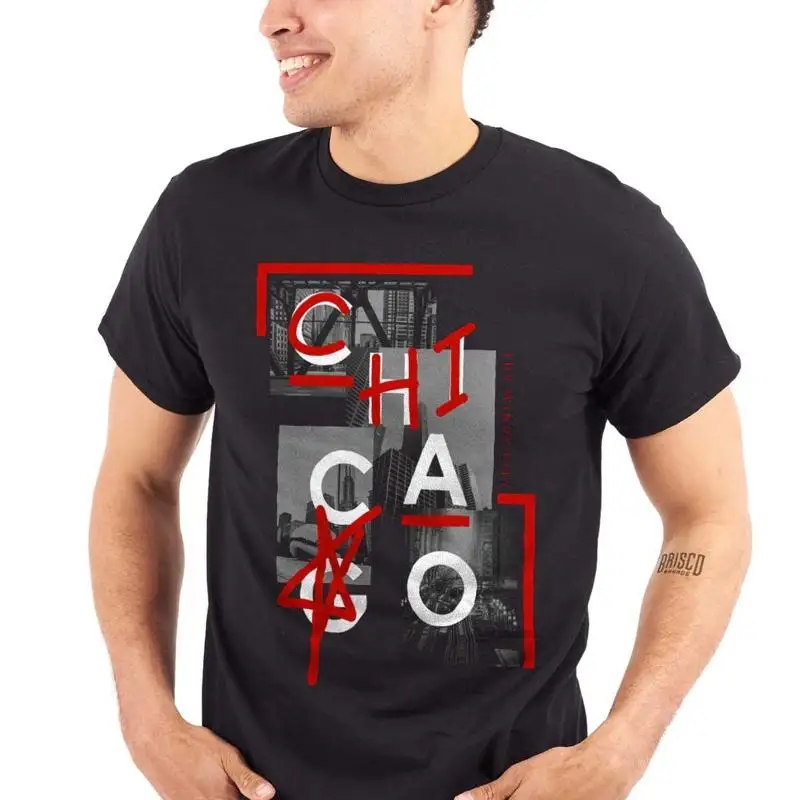 Женская или мужская футболка с круглым вырезом Chicago Illinois Chi Star Graffiti Paint
Женская или мужская футболка с круглым вырезом Chicago Illinois Chi Star Graffiti Paint