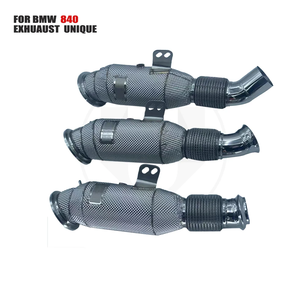 UNIQUE Exhaust Manifold Downpipe for BMW 840 2019 Car Accessories With Catalytic converter Header Without cat pipe
UNIQUE Exhaust Manifold Downpipe for BMW 840 2019 Car Accessories With Catalytic converter Header Without cat pipe