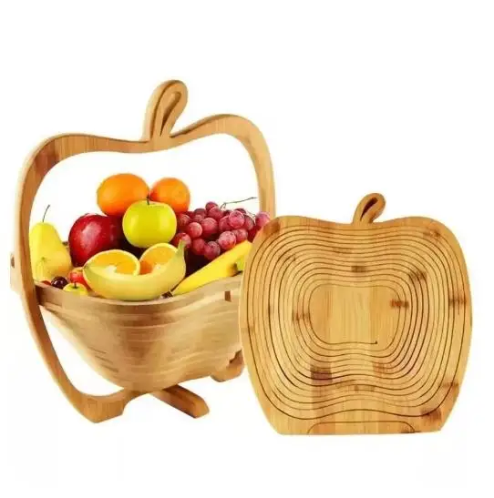 1PC Foldable Fruit Basket Portable Bamboos Creative Snack Plate For Christmas Party Eco-Friendly Food Storage Organizer For Home
1PC Foldable Fruit Basket Portable Bamboos Creative Snack Plate For Christmas Party Eco-Friendly Food Storage Organizer For Home