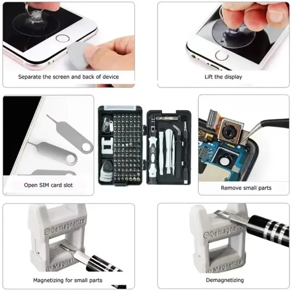 115 in 1 Screwdriver Set Leather Case Laptop Repair Repair Remover Screwdriver Multipurpose Mobile Phone Disassembly Tools
115 in 1 Screwdriver Set Leather Case Laptop Repair Repair Remover Screwdriver Multipurpose Mobile Phone Disassembly Tools
