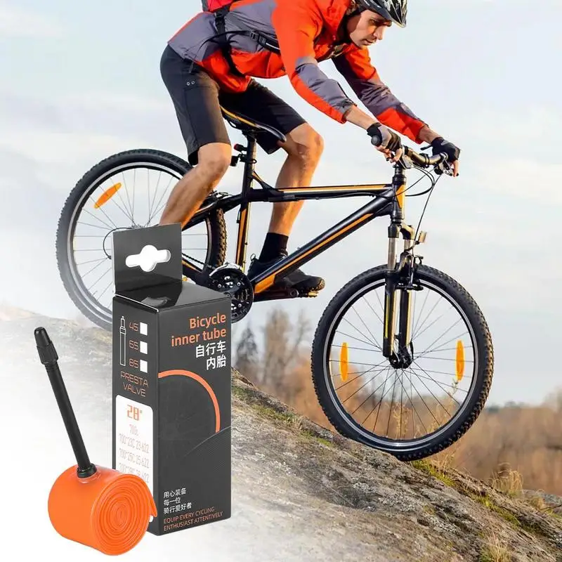 Inner Tube For Cycle 65mm Valve Inner Tube TPU Cycle Tube Lightweight Cycle Tire Compact Portable Cycle Supplies For Mountain
Inner Tube For Cycle 65mm Valve Inner Tube TPU Cycle Tube Lightweight Cycle Tire Compact Portable Cycle Supplies For Mountain
